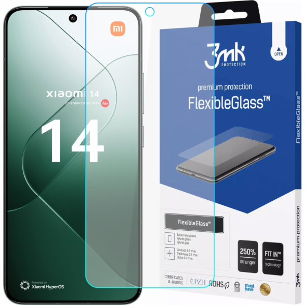 3mk hybridní sklo FlexibleGlass pro Xiaomi 14