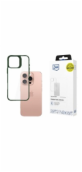 3mk ochranný kryt Satin Armor Case+ Green pro Apple iPhone 16 Pro