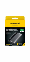 Intenso Powerbank HE25000   grau  25000 mAh  Ladeleistung 140 Watt