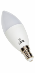 Xtend Home smart LED žárovka, E14, RGB+W, 4.8W, 450lm, barevná, stmívatelná, WiFi, Tuya