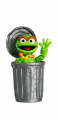 BLOKEES SESAME STREET FIGURES preCOOL S1 - OSCAR