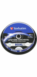 Verbatim BD-XL M-Disc 100GB 4X Inkoustový tisknutelný disk 10 ks 43850