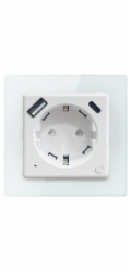 IMMAX NEO SMART chytrá vnitřní zásuvka Nexa bez kolíku (typ F)/ 1x USB/ 1x USB-C/ PD 20W/ Zigbee/ LIDL/ TUYA