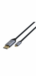 Gembird CCP-CM-DP-4K60-2M Prémiový 4K kabel USB-C® na DisplayPort, 60 Hz, 2 m, černý