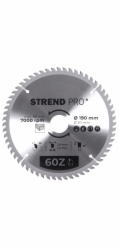 Strend Pro TCT 190x2,4x30/20 mm 60T, pilový kotouč na dřevo, SK plátky