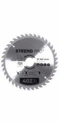 Strend Pro TCT 190x2,4x30/20 mm 40T, pilový kotouč na dřevo, SK plátky
