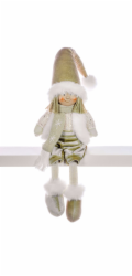 MagicHome Vánoční dekorace, Chlapeček ve zlatém, sedící, 33 cm