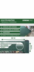 Stínicí tkanina PRIVAT.NET 1,2x50 m, HDPE, UV, 230 g/m2, 95% zelená