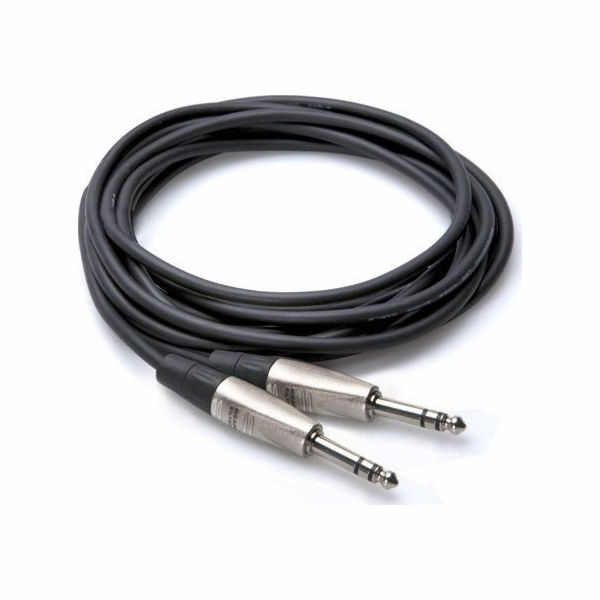 Hosa Jack 6,3 mm - kabel Jack 6,3 mm 3,05 m stříbrný (HSS...