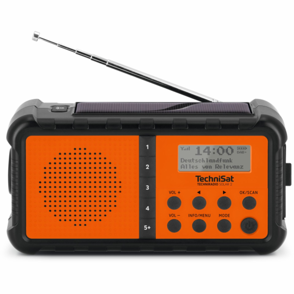 Technisat Techniradio Solar 2  schwarz/orange