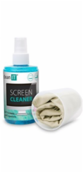 CLEAN IT Čistící roztok na obrazovky 200ml s utěrkou ve víčku