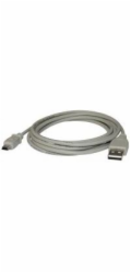 Logo kabelu USB USB-A – miniUSB 3 m šedý (10223)