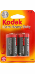 Baterie Kodak Extra Heavy Duty C / R14 2700mAh 2 ks.