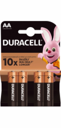 Baterie Duracell Basic AA / R6 1500mAh 4ks.