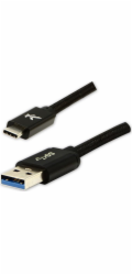 Kabel USB Logo USB-A - USB-C 2 m Černý