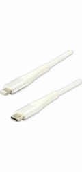 Logo USB USB-C - Lightning kabel 2 m Bílý