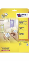 Avery Zweckform LABEL ZF L6019 PRŮMĚR 10 MM KOLA 25 LISTŮ ŠTÍTEK - L6019-25
