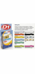 Dymo D1 - Self -Adhesive - Černá na transparentní - Roll (2,4 cm x 7 m)