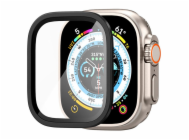 Spigen Glass tR Slim Pro 1 Pack, černé – Apple Watch Ultra 2/Ultra 49 mm