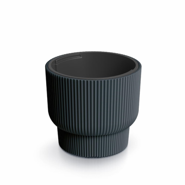 Hrnec Prosperplast Milly, plast, O 39,5cm, antracit