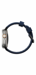 Nomad Nomad Rugged Strap, atlantic blue/black - AW Ultra 2/1 49mm 9/8/7 45mm/6/SE/5/4 44mm/3/2/1 42mm