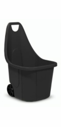 Vozík Blumax CADDY, 60 lit., 50x60x84 cm, čierny, na záhradný odpad