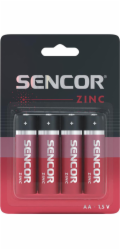 baterie Sencor 1,5  AA  4-pack  blistr/S