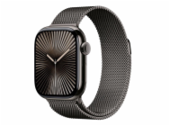 Apple Watch Series 10 GPS + Cellular 46mm Bridlicovo sivý titán s bridlicovo sivým milánskym ťahom - S/M *Rozbalený*