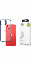 3mk ochranný kryt Satin Armor Case+ Blue pro Apple iPhone 13