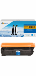 G&G Toner kompatibilní s tonerem s Canon 064 HC, NT-CC064XQFC-RC, azurová, 10500 s, vysoká kapacita