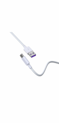 Deví kabel USB-A to USB-C Super Charge Cable 5A 1.5m - White