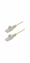 Startech 2m Slim LSZH CAT6 Ethernet Cable, 10 Gigabit Snagless RJ45 100W PoE Patch Cord, CAT 6 10GbE UTP Network Cable w/Strain Relief, Grey, ETL, Low Smoke Zero Halogen - Category 6 - 28AWG (N6PAT200