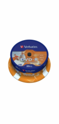 VERBATIM DVD-R(25-Pack)Spindl/Printable/16x/4.7GB