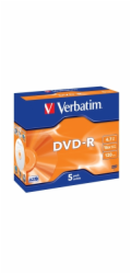 VERBATIM DVD-R(5-Pack)Jewel/MattSlvr/16x/4.7GB