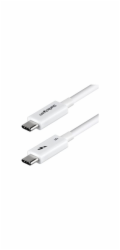 StarTech - Kabel Thunderbolt - USB-C (M) do USB-C (M) - USB4 / Thunderbolt 3 / Thunderbolt 4 / Thunderbolt 5 / DisplayPort 2.1 - 80 cm - neobsahuje halogen, pasivní, podpora 8K60Hz, podpora 4K240Hz, n