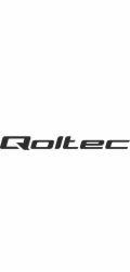 Qoltec Bezdrátový detektor kouře s baterií | Alarm 85 dB | LED