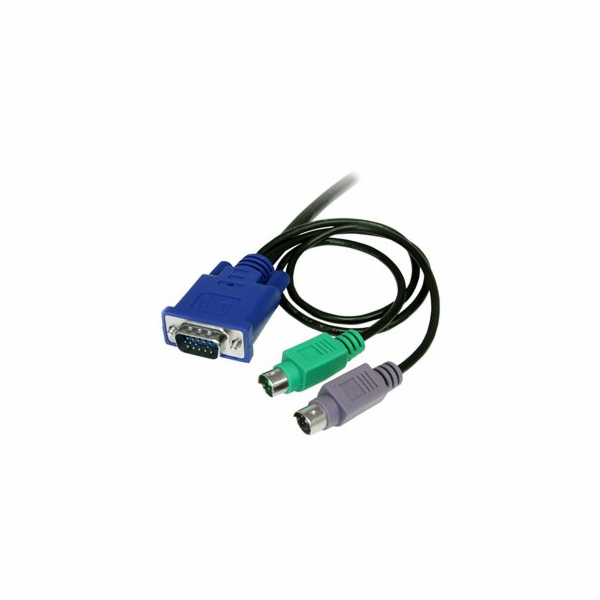 StarTech 3-in-1 Ultra Thin PS/2 KVM Cable - Keyboard / vi...