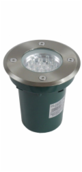 SU-MA SU-MA Leda ST 5024 zemní lampa IP67 1W LED 3000K 86 lm stříbrná