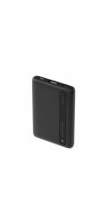 dbramante1928 re-charge - Power banka - 5000 mAh - 2 výstupní konektory (24 pin USB-C, USB) - na kabelu: USB-C - cerná