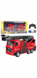 Hasičské auto Výsuvný žebřík vodní sprej Huina 1:18