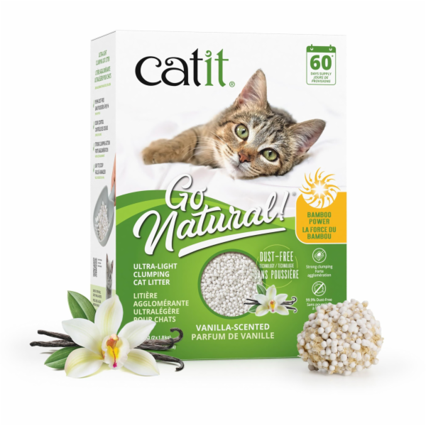 Catit Go Natural Ultralehké stelivo pro kočky, vysoce hru...