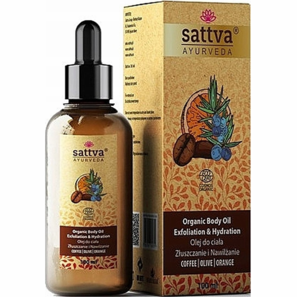 Sattva Hydratační a exfoliační masážní olej 100ml