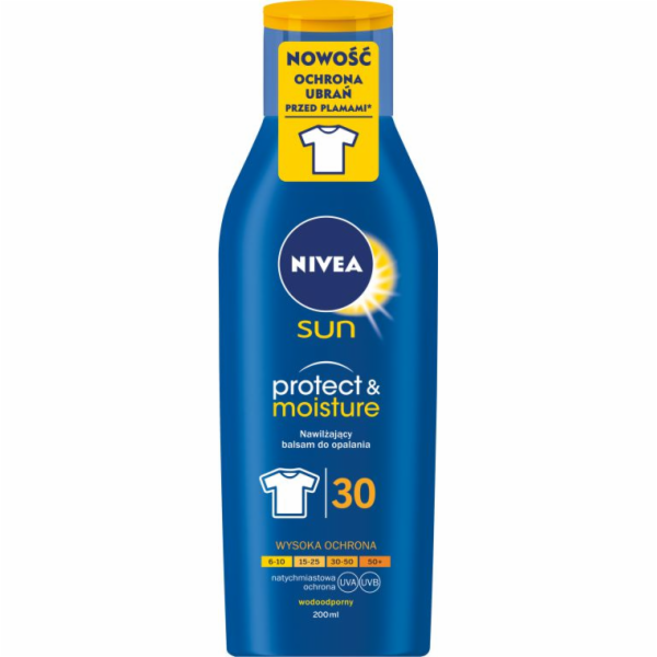 Nivea Protect & Moisture opalovací mléko SPF30 200ml
