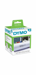 Dymo 99012  papírové štítky bílé  89mm x