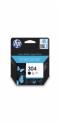 HP 304 Black Original Ink Cartridge, N9K06AE