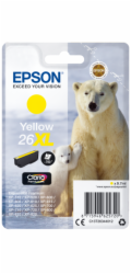 EPSON ink bar Singlepack "Lední medvěd" Yellow 26XL Claria Premium Ink