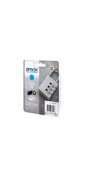 Epson 35 - 9.1 ml - azurová - originální - inkoustová cartridge - pro WorkForce Pro WF-4720, WF-4720DWF, WF-4725DWF, WF-4730, WF-4730DTWF, WF-4740, WF-4740DTWF