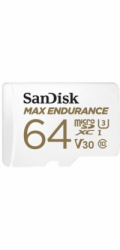 SanDisk MAX ENDURANCE microSDXC 64GB + adaptér