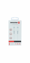 Swissten Datový Kabel TPE USB-C/USB-C Power delivery 5A (100W) 1,5 M bílý