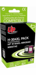 Inkoust / inkoust kompatibilní s UPrint s N9K08AE+N9K07AE, HP 304XL, černá/barevná, 700/400s, 20/18ml, H-304XL BK/CL PACK, pro HP DeskJet 262